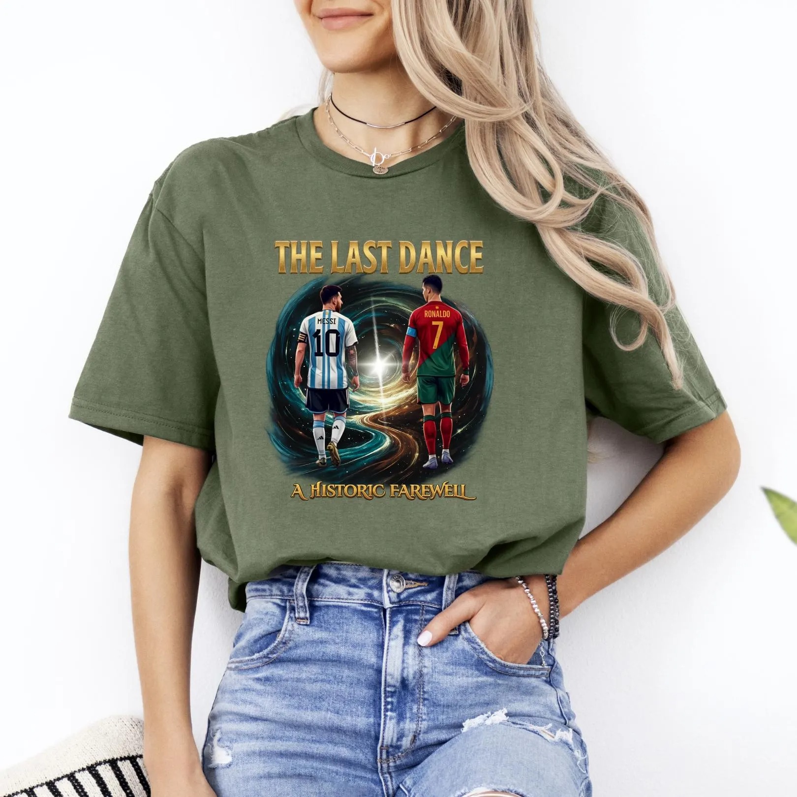 The Last Dance T Shirt, Messi Ronaldo World Cup 2026 Tee, Soccer Legend Farewell Shirt - Image 3