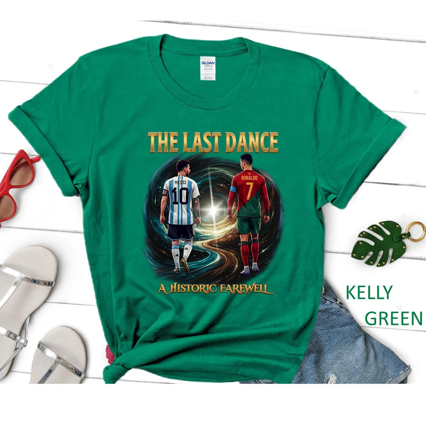 The Last Dance T Shirt, Messi Ronaldo World Cup 2026 Tee, Soccer Legend Farewell Shirt - Image 5