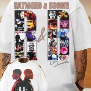 Chris Brown & Usher RN B Tour Concert Shirt