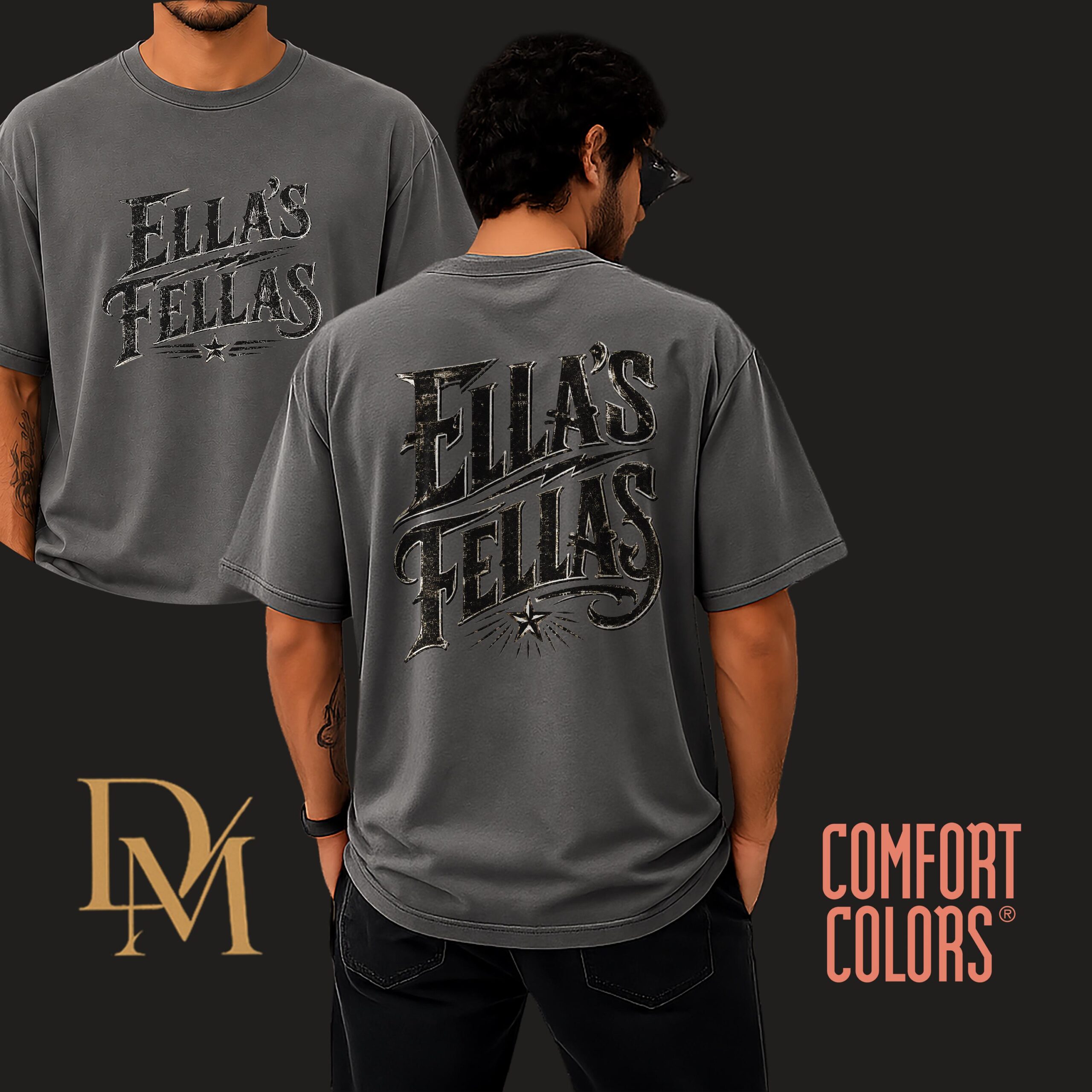 Ella\s Fellas Shirt T-shirtsouthern Cowgirl Style Giftellas Fellas Retro Western Shirtmember Ellas Fellas Club SKUTHAEVIC --porcelain - Image 2