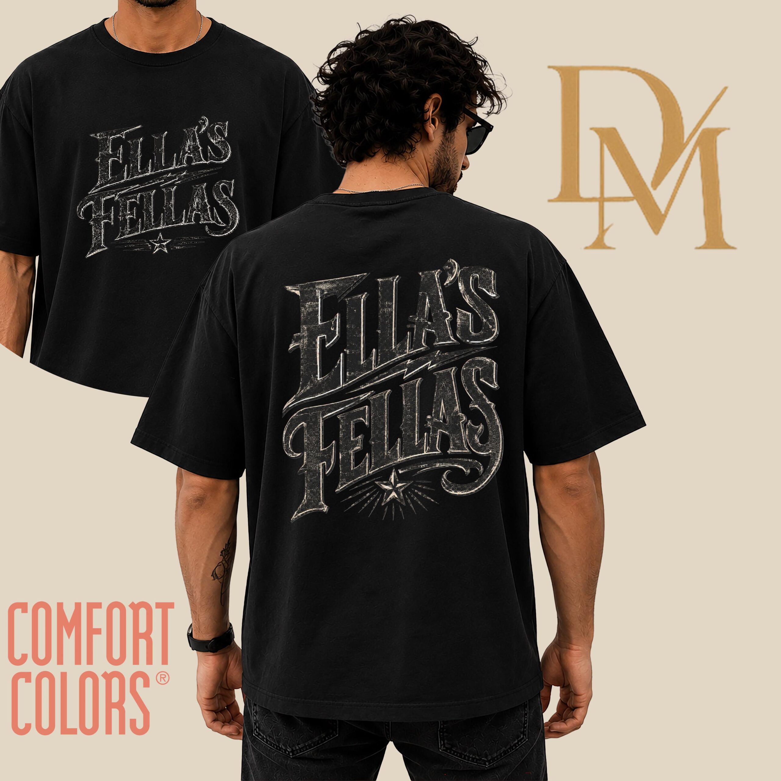 Ella\s Fellas Shirt T-shirtsouthern Cowgirl Style Giftellas Fellas Retro Western Shirtmember Ellas Fellas Club SKUTHAEVIC --porcelain - Image 4