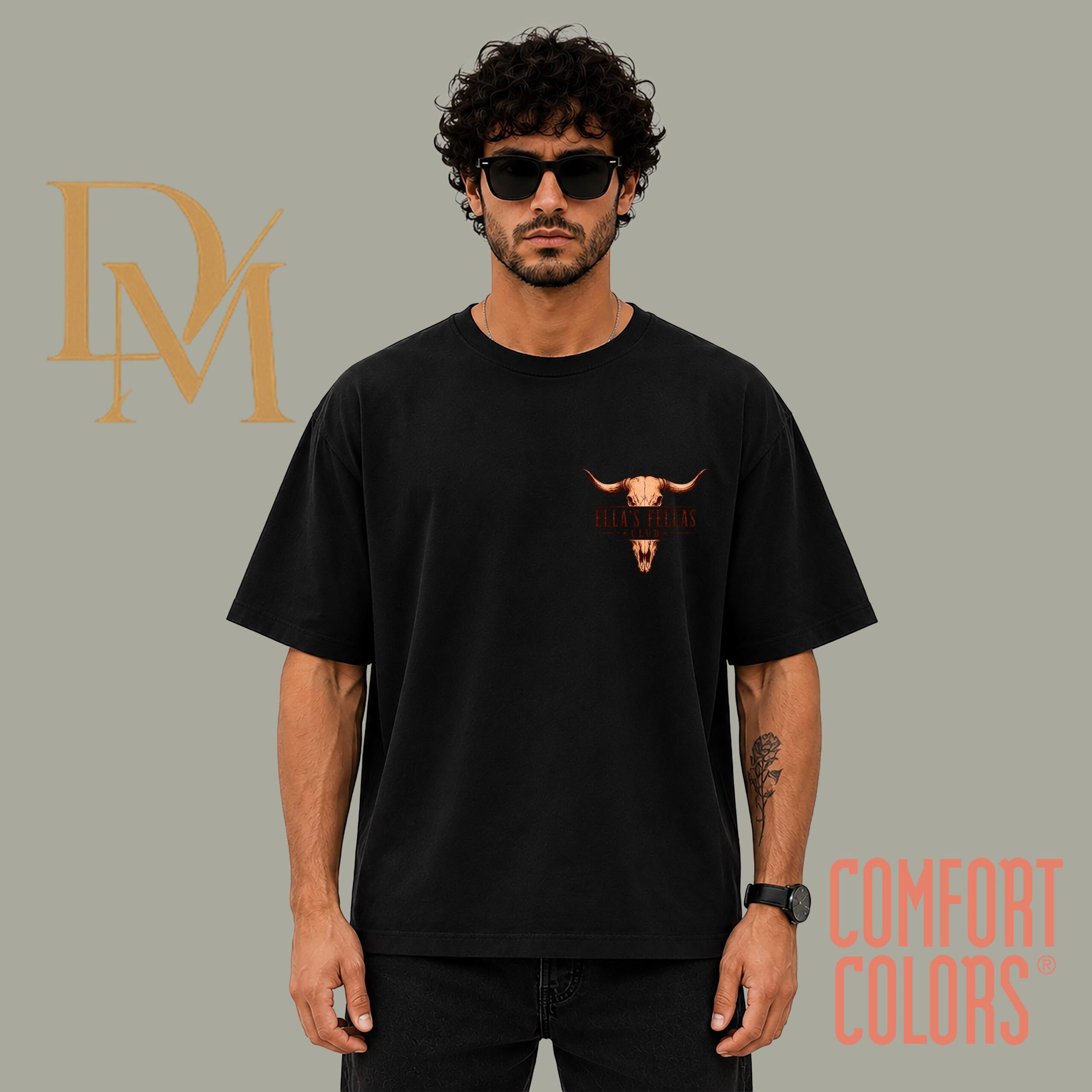 Ella\s Fellas Shirtcomfort Colors Oversized T-shirtmember Ellas Fellas Clubellas Fellas Retro Western Shirtsouthern Cowgirl Style Gift SKUTHAEVIC --porcelain - Image 2