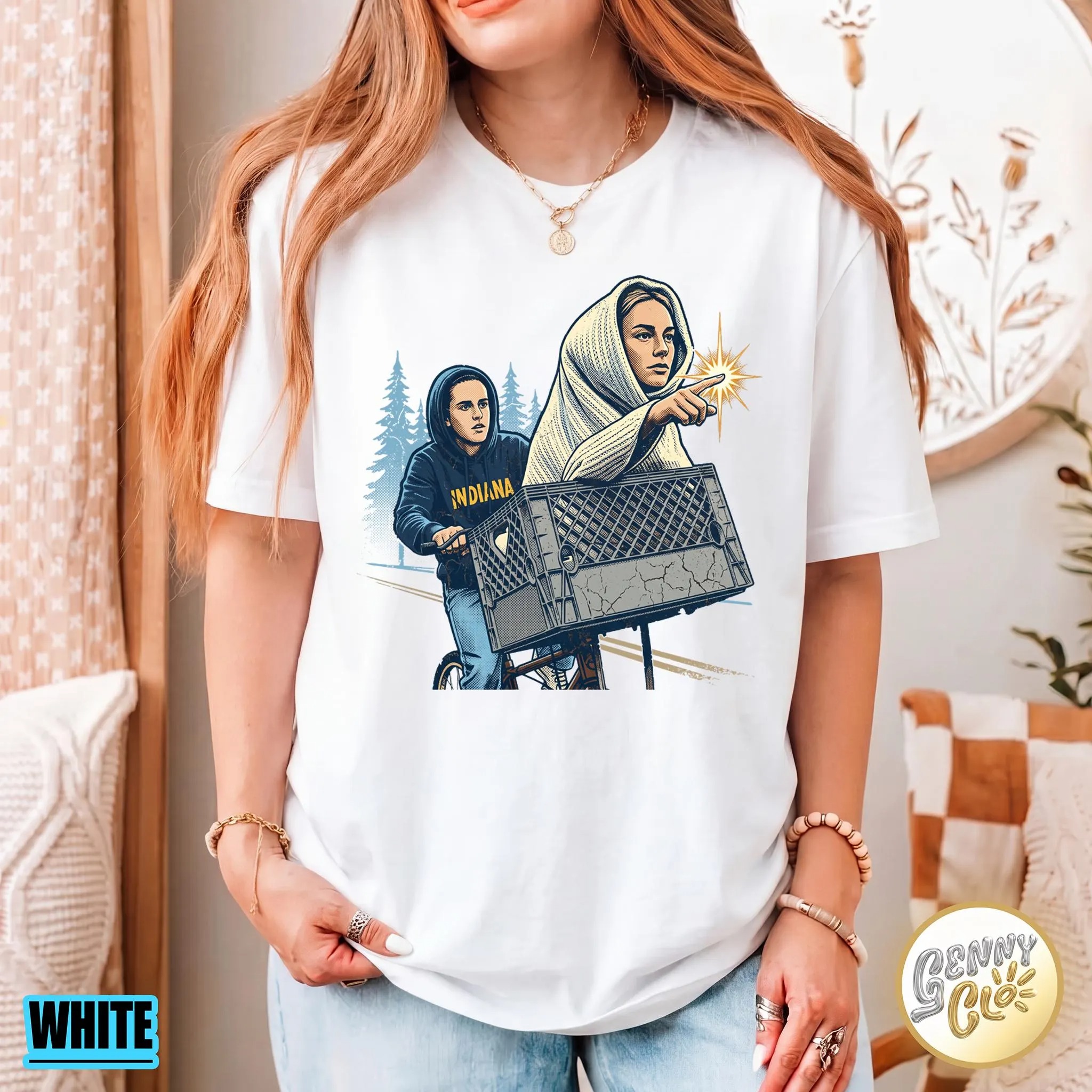 Sophie Cunningham & Caitlin Clark Shirt, Comfort Colors Basketball Graphic Tee, Sport Fan Gift - Image 3