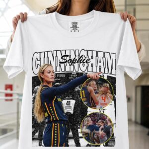 Alternative view of Vintage Sophie Cunningham Basketball Comfort Colors Shirt, Sophie Cunningham POINTING Meme
