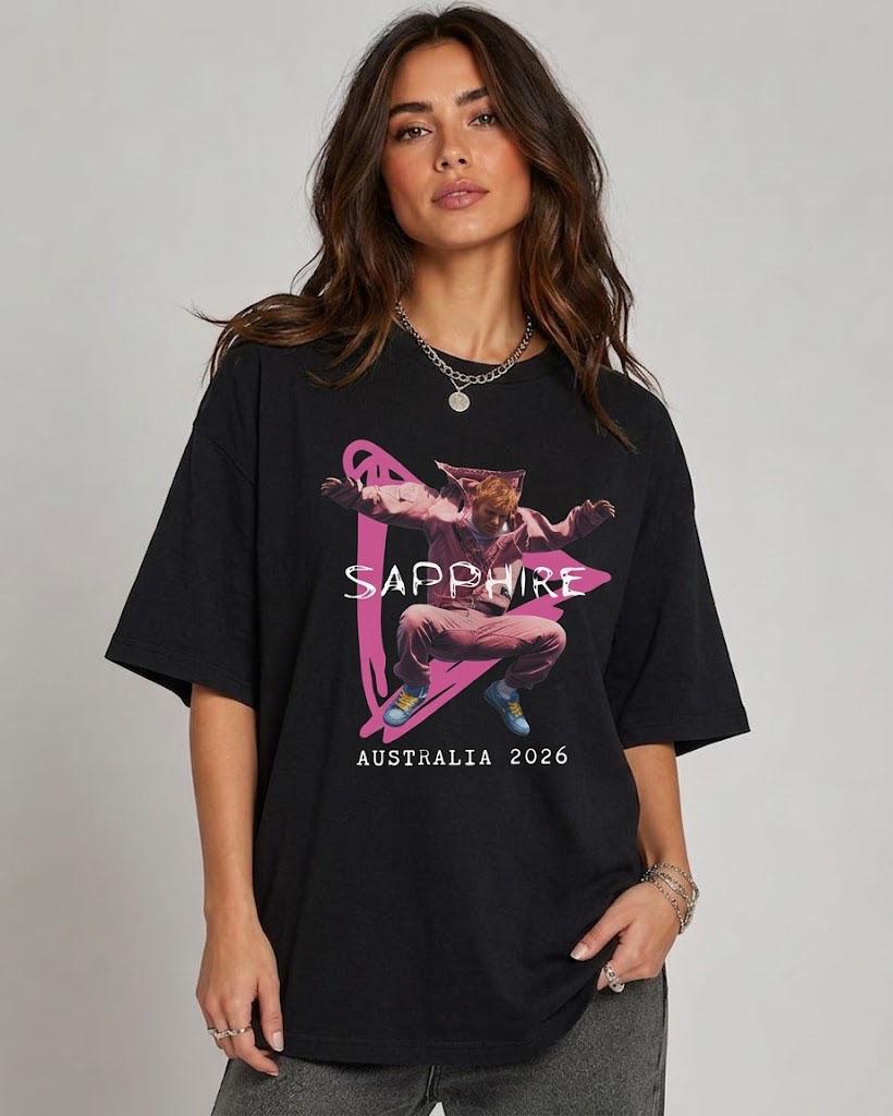 Ed Sheeran 2026 North America Tour T-shirt Retro Cassette Loop Graphic Tee Concert Shirt Ed Sheeran Shirt SKUTHAEVIC - Image 3