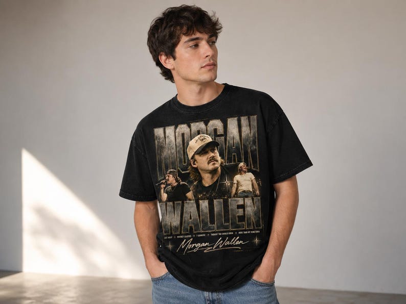 Morgan Wallen Shirt Vintage Country Music Graphic Tee