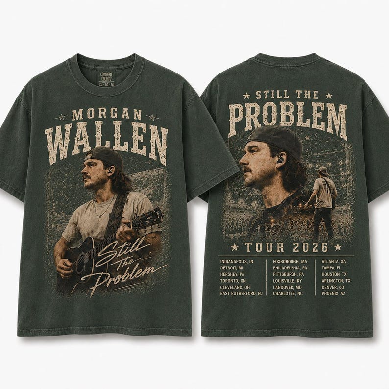 Morgan Wallen Still The Problem Tour 2026 Concert T-Shirt - Image 2