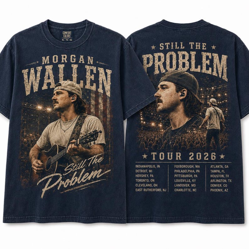 Morgan Wallen Still The Problem Tour 2026 Concert T-Shirt - Image 3