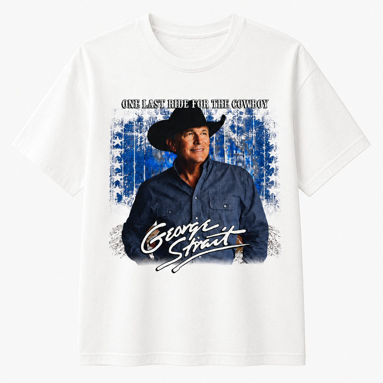 George Strait shirt, One last ride for the cowboy shirt