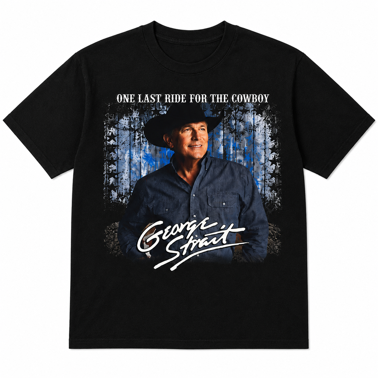 George Strait shirt, One last ride for the cowboy shirt - Image 2