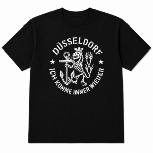 Dusseldorf Vintage Skeleton Graphic TShirt