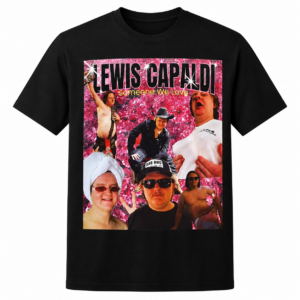 Lewis Capaldi Meme Collage Concert T-Shirt