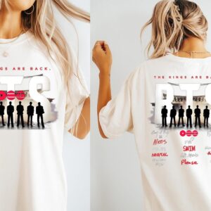 BTS Kings Are Back Shirt, Comfort Colors BTS Members Arirang Tour 2026 T-shirt, Gift For Fan BTS