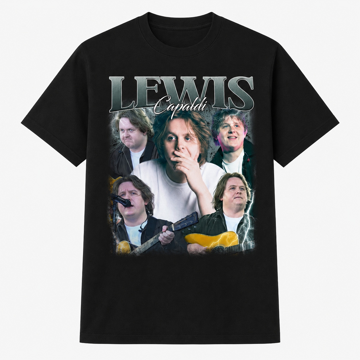 Lewis Capaldi Vintage Collage Graphic Shirt , Unisex Music Fan Concert Tee