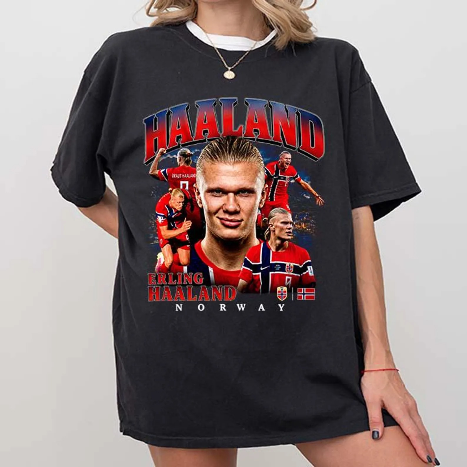 Erling Haaland Soccer World Vintage Comfort Colors Shirt