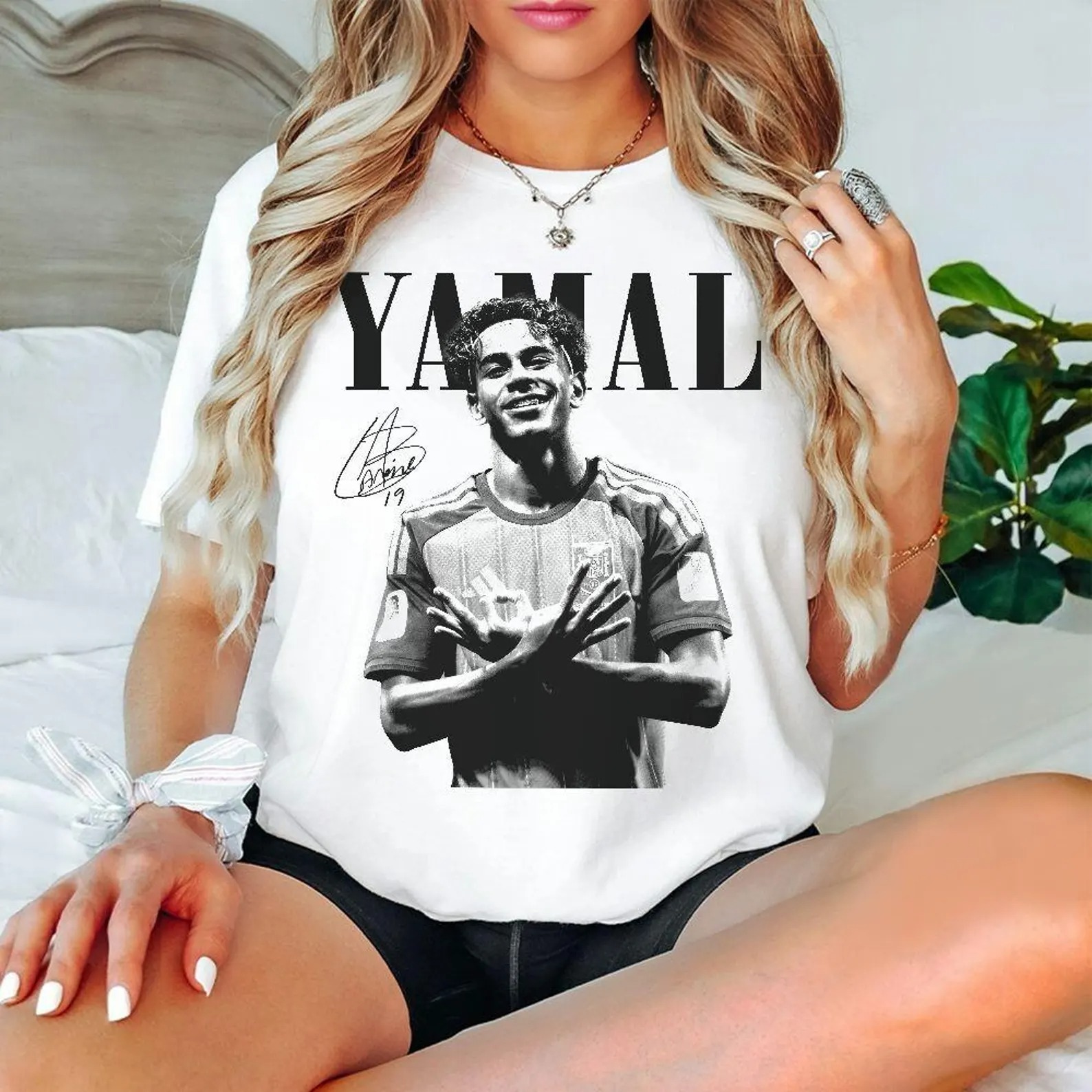 Lamine Yamal Spain Signature Vintage Shirt