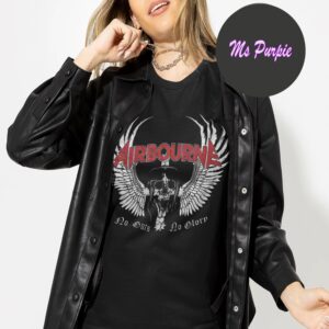 Airbourne Skull Wings Rock Band T-Shirt
