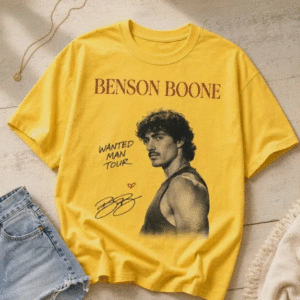 Alternative view of Benson Boone Wanted Man Graphic Comfort Colors Tee
