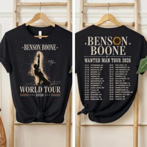 Benson Boone Wanted Man Tour 2026 Shirt, World Tour T-Shirt