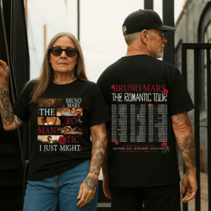 Bruno Mars The Romantic Tour 2026 Shirt - Bilde 4