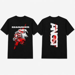 Rammstein Hände Grunge Shirt  Schwarz mit Vorder- und Rückseitendruck – Image 4