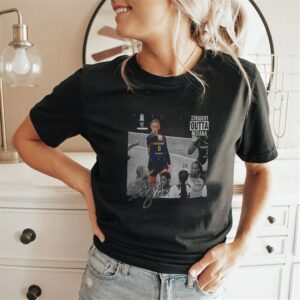 Sophie Cunningham Straight Outta Indiana Basketball T Shirt – Image 2