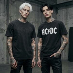 Back in Black Anniversary Reflective Ink T-Shirt – Image 2