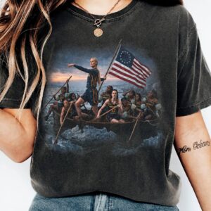 Sophie Cunningham Caitlin Clark Crossing The Delaware Shirt, Indiana Women\s --porcelain