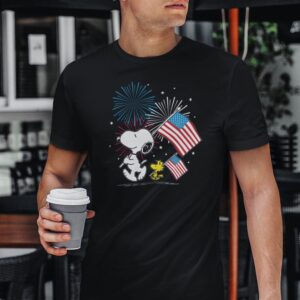 4th Of July Snoopy Dog Shirt