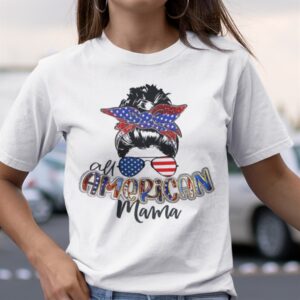 All American Mama 4th Of July Shirt