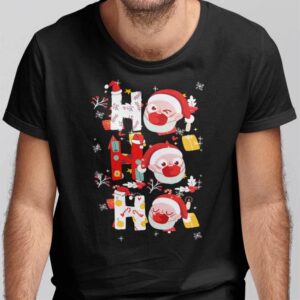 Character Christmas Shirts Ho Ho Ho Christmas Santa Tee