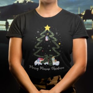 Christmas Veteran Shirt Christmas Tree