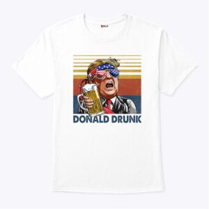 Donald Drunk 4th Of July Shirt Us Flag Independence Day