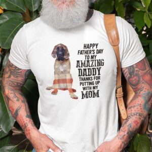 English Mastiff Shirt Happy Fathers Day My Amazing Daddy