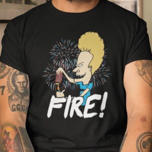Fire Firework 4th Of July Shirt