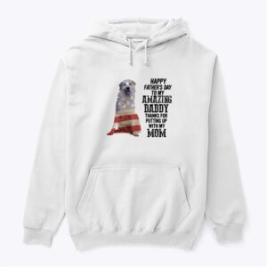 Alternative view of Great Pyrenees Shirt Happy Fathers Day My Amazing Daddy