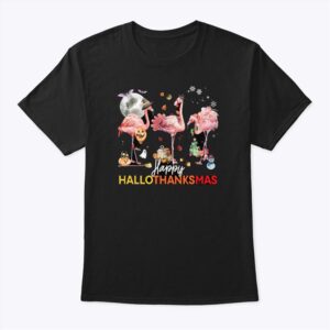 Hallothanksmas Flamingo Shirt
