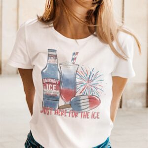 Just Here For The Ice 4th Of July Shirt