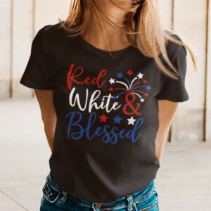 Red White And Blessed 4th Of July Shirt