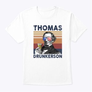 Thomas Drunkerson American Flag 4th Of July Shirt